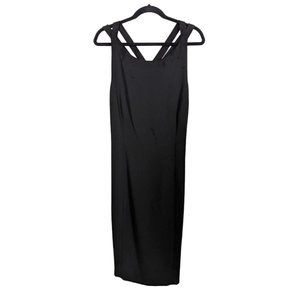 Liz Claiborne dresses cris cross black sleeveless‎ summer dress size 16